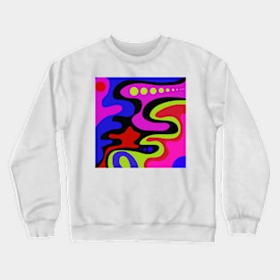 Abstract primary colors II Crewneck Sweatshirt